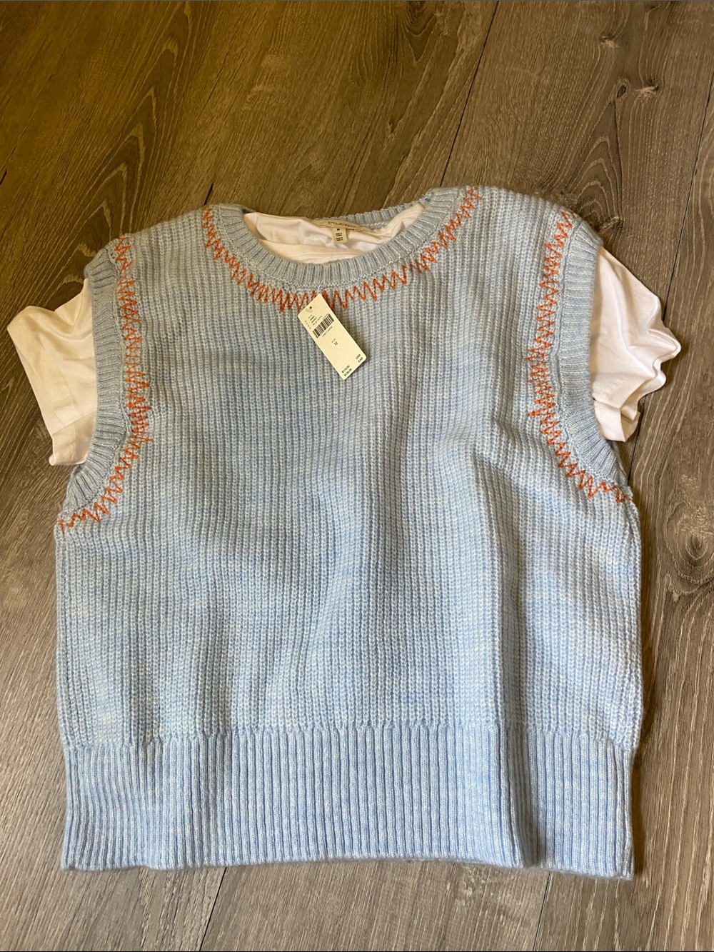 Anthropologie Pilcro Twofer Zig Zag Sweater Vest